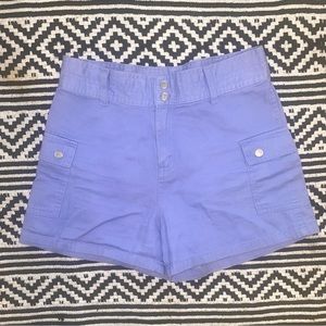 Vintage Purple Lilac Cargo Shorts. Size 26.